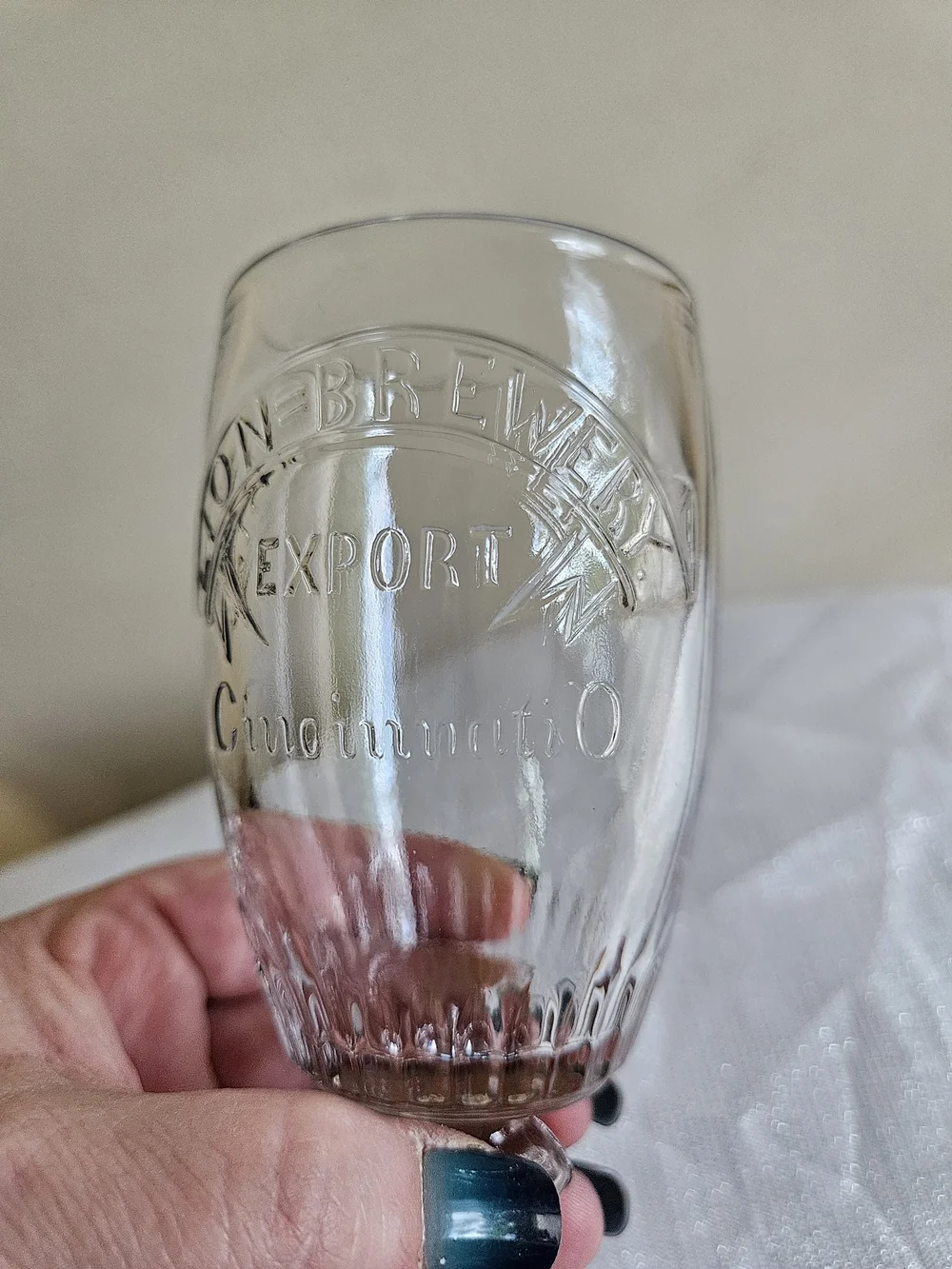 Lion‎ Brewery Pre-Prohibition Beer Glass